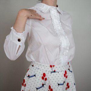 White blouse from Boutique 1861